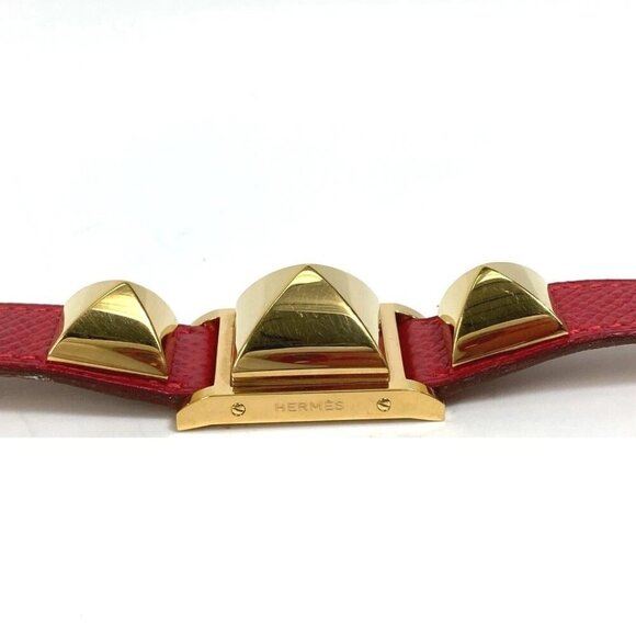 HERMES Medor Quartz Bracelet Watch Wristwatch - Picture 10 of 16